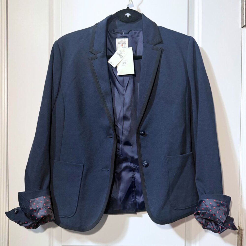 GAP “The Academy” Women’s Navy Blazer – Size 8 | Brand New with Tags ($90 CAD Re